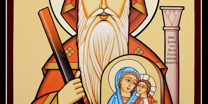 Papież... koptyjski Cyryl Aleksandryjski zmarł 1580 lat temu, 27 czerwca 444...