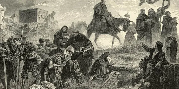 Luter-sabotażysta, bo tak możnaby popatrzeć na przybicie tez przeciw handlowi...