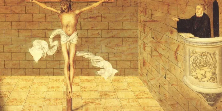 Bóg umarł. Nietzsche ogłasza światu. Bóg cierpiał, umarł, powstał - głoszą...