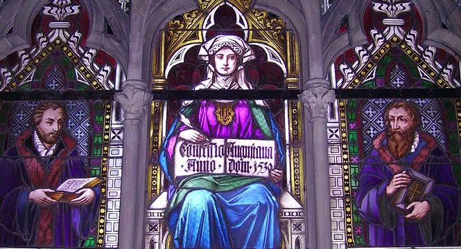 Miasto Augsburg to po łacinie Augusta Vindelicorum. Confessio Augustana...