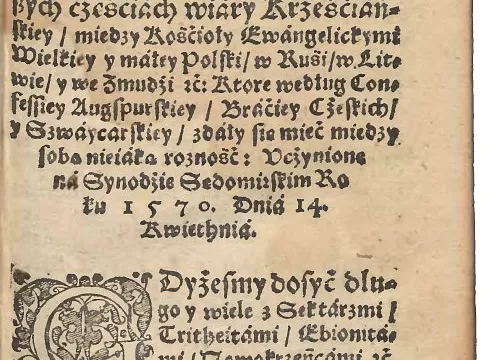 Gdzie dwóch luteran, tam trzy opinie - usłyszałem kiedyś na parafialnym...
